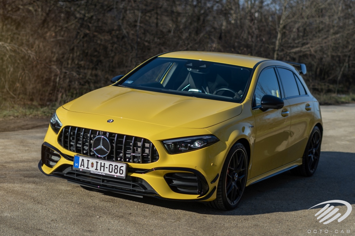 MERCEDES-AMG A 45 S 4Matic+ 8G-DCT Gyári garancia 2027.02.14-ig Friss szervíz
